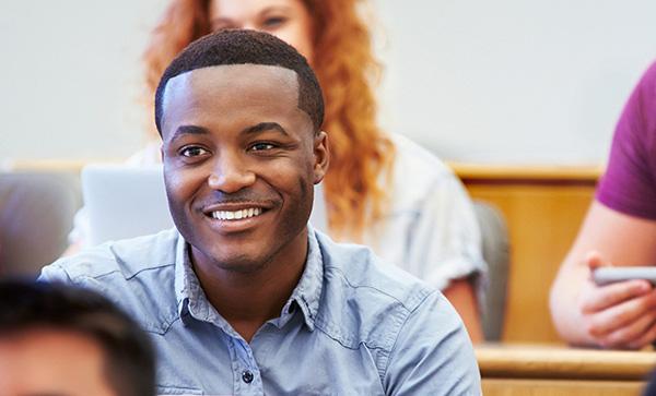 A guest student from a four-year univerisity is attending a class at Camden County College